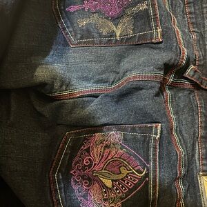 Authentic straight leg, baby phat blue  jeans, pre-love excellent condition